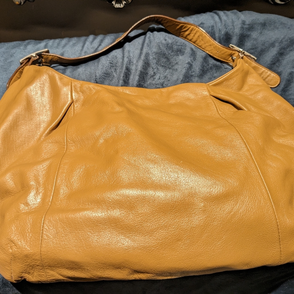 Caramel colored purse